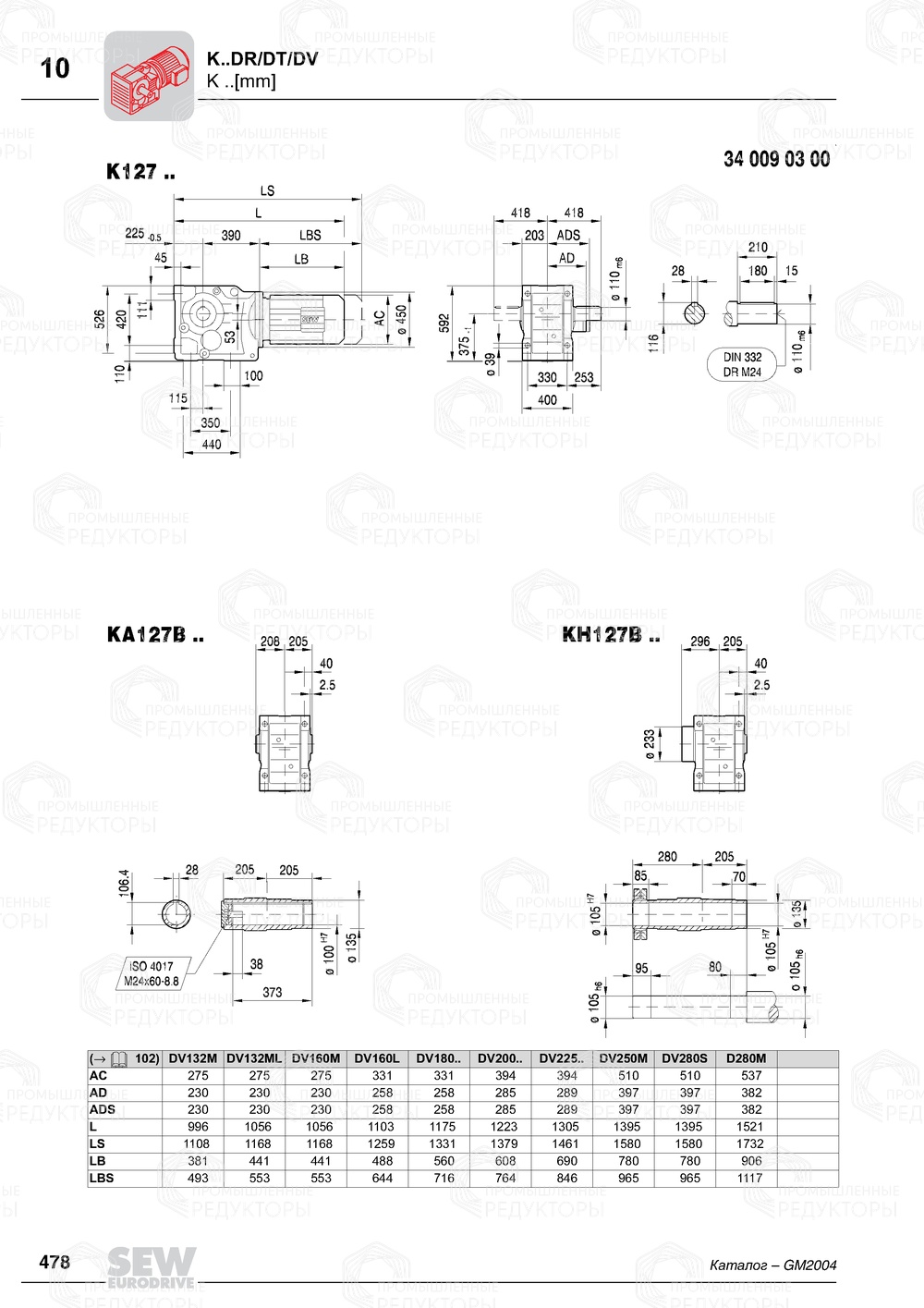 Sew-eurodrive K 127
